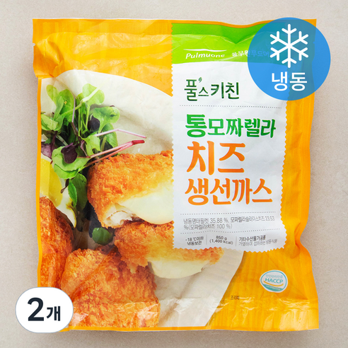 풀무원 풀스키친 통모짜렐라치즈 생선까스 10개입 (냉동), 850g, 2개