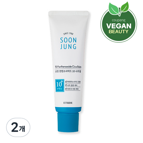에뛰드 순정 판텐소사이드 10 시카밤, 50ml, 2개