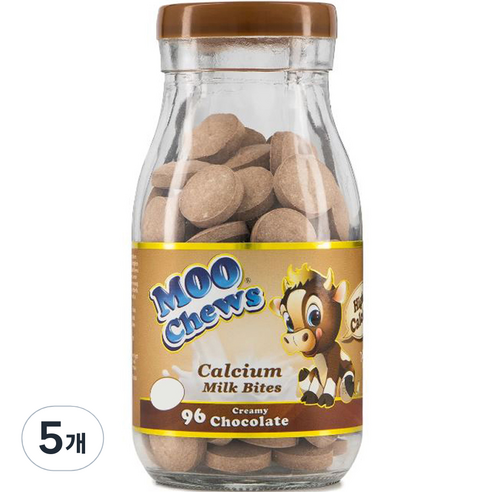 무츄스 크리미초코맛 캔디, 57.6g, 5개