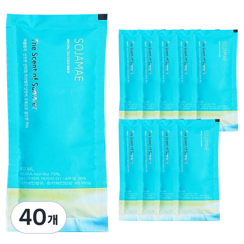 소자매 스페셜티 콜드브루 파우치타입 여름향기, 60ml, 1개입, 40개