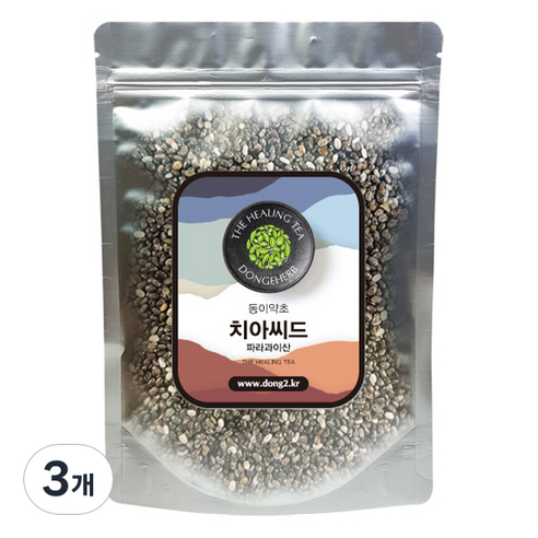 동이약초 파라과이산 치아씨드, 250g, 3개