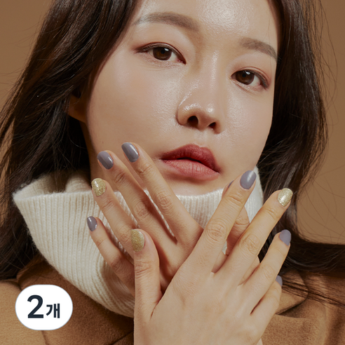 붙이는 젤네일 블링온 스티커, 2개, 토니버치