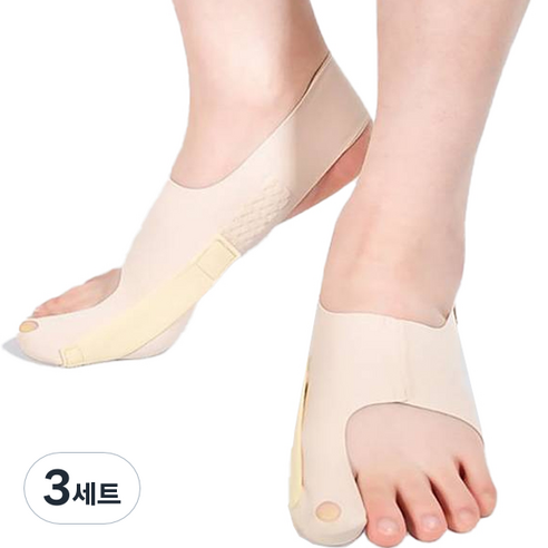 02메디칼 엄지발가락 도우미 밴드 2종 세트 M, 3세트, 1개입