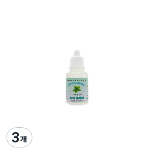 조이라이프 아로마조이 슬라임재료 조이후레바 30ml, 3개, 박하