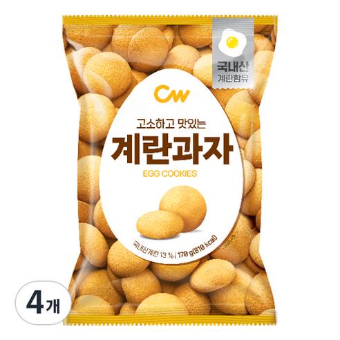 청우식품 계란과자, 170g, 4개