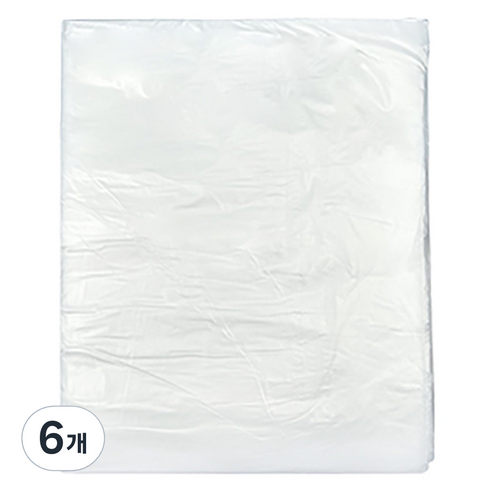 월드크린 분리수거 배접 비닐봉투 백색, 50L, 300개