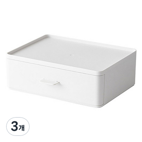 화장품 정리함 1구 서랍형, 3개