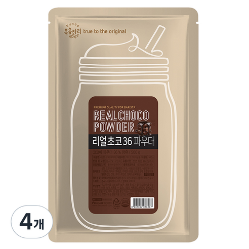 복음자리 리얼초코 36 파우더, 500g, 4개, 1개입
