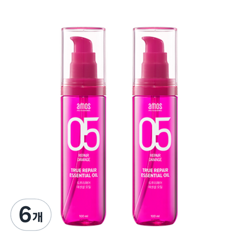 아모스 트루리페어 에센셜 헤어오일, 100ml, 6개