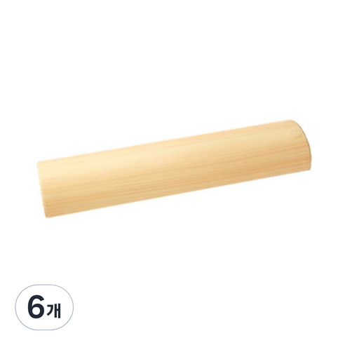 친환경편백나무 반달 발지압기, 6개