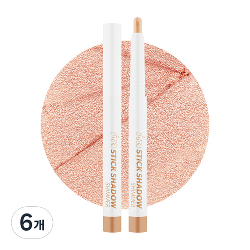 아임미미 아임스틱섀도시머 0.9g, 002 피치코로넷, 6개