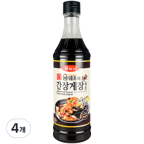 움트리 움쉐프의 간장게장소스, 1kg, 4개