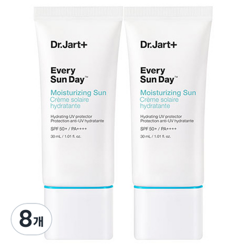 닥터자르트 에브리 선 데이 모이스처라이징 선스크린 SPF50+ PA++++, 30ml, 8개