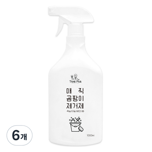 띵크픽 매직 곰팡이 제거제, 6개, 1L
