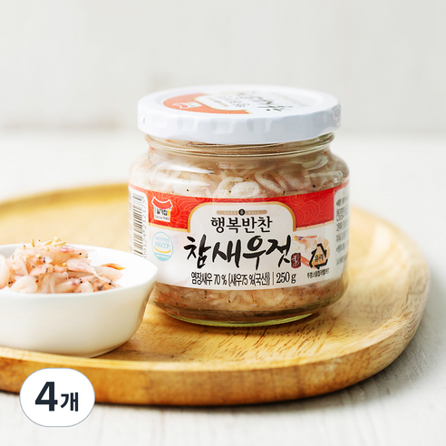 일가집 참새우젓, 250g, 4개