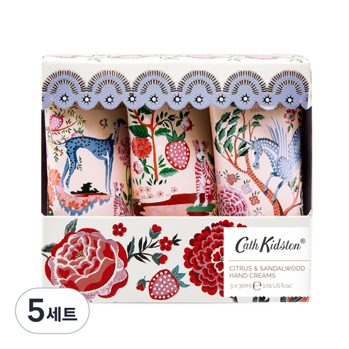 캐스키드슨 시트러스앤샌달우드 핸드크림 트리오세트 30ml 3개, 5세트