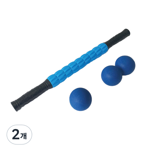 EOO 마사지 3종 세트, 2개, 블루