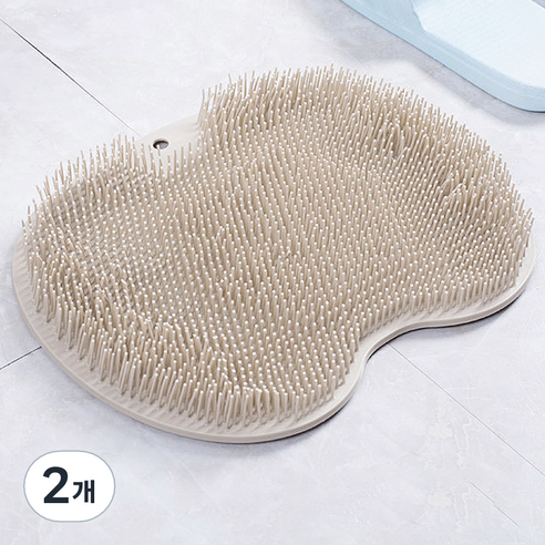 컬라피 발 브러쉬 매트 베이지 325g, 1개입, 2개