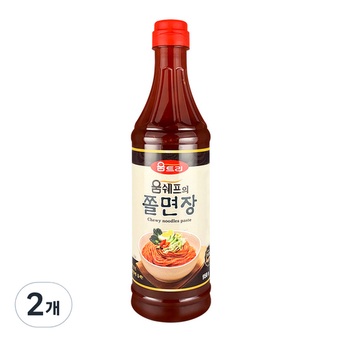 움트리 움쉐프의 쫄면장, 950g, 2개