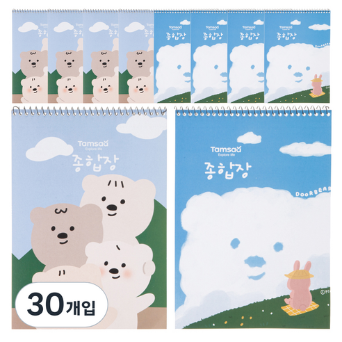 탐사 심플 종합장 26매, 30개입