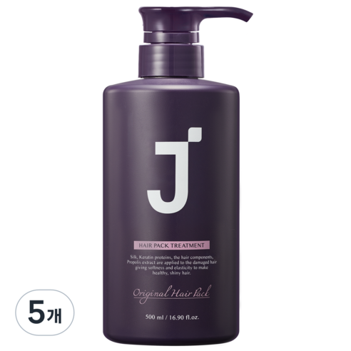 제이숲 헤어팩 트리트먼트, 500g, 5개