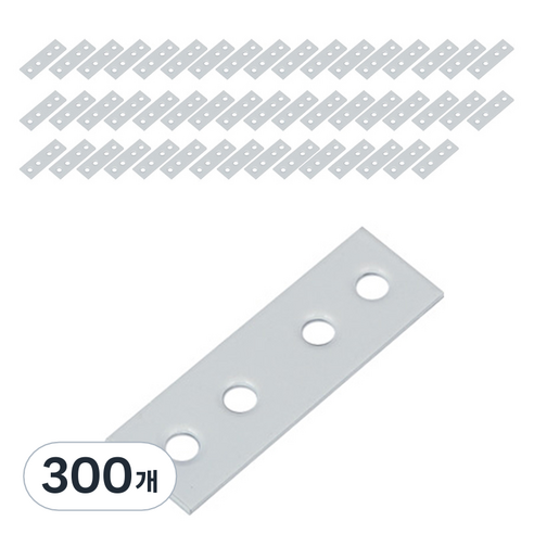 모네스페스 11번 일자 평철 화이트, 300개