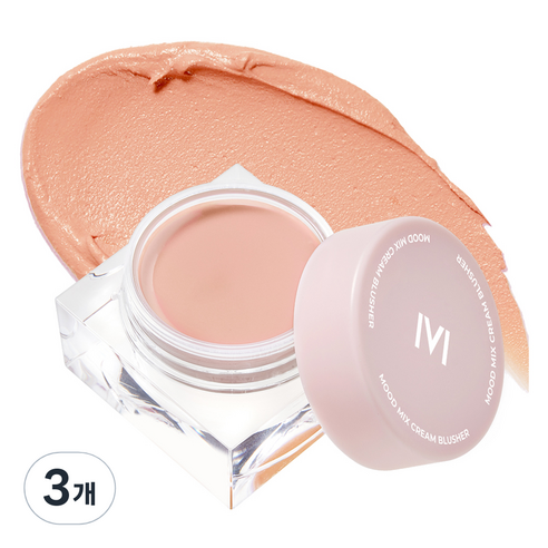 매드피치 무드 믹스 크림 블러셔 10g, 애프리콧 블러셔, 3개
