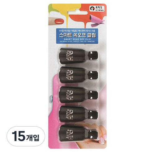 에이부 스마트 쏙오프 클립, 블랙, 3개