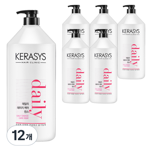 케라시스 데일리 데미지 케어 린스, 1.5L, 12개