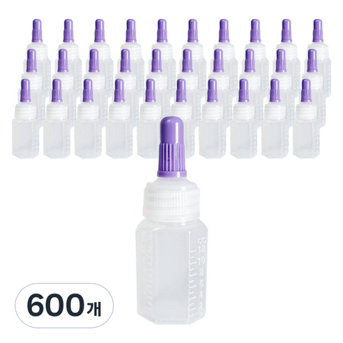 메디팩토리 PE 말랑이 투약병 이중긴마개 12ml, 600개