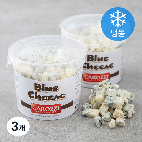 카로찌 블루치즈 큐브 2p (냉동), 300g, 3개
