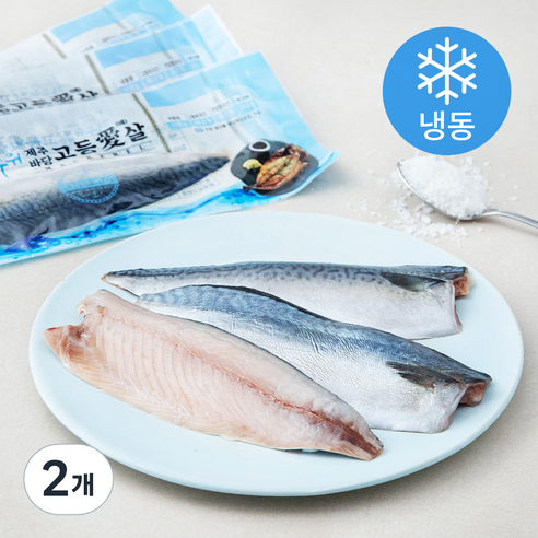 한수위 제주바당 고등애살 (냉동), 300g(3미), 2개