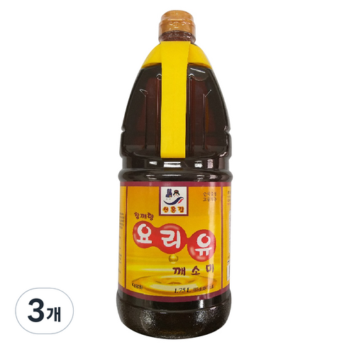 청은 참깨향 요리유 깨소미, 1.75L, 3개