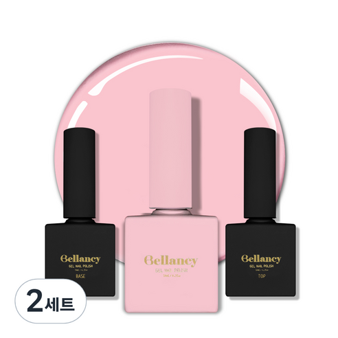 벨랑시 젤네일 3종세트, 2세트, 벨랑시 베이스 10ml+SN-13 베이비 핑크 10ml+벨랑시 탑 10ml