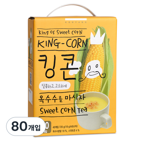 KOHYANG 킹콘 고형차, 720g, 2개