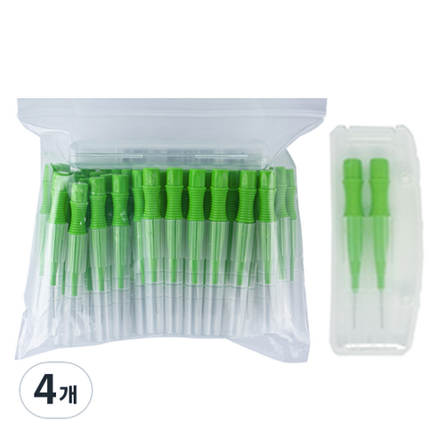 다덴 메디메이트 치간칫솔i형 SSS 0.7mm, 50개입, 4개