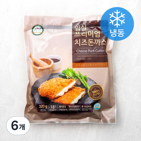 임실치즈 프리미엄 치즈 돈까스 (냉동), 320g, 6개