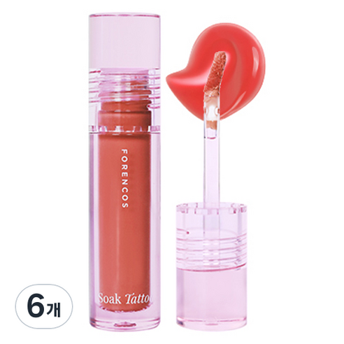 포렌코즈 속타투 틴트, 02 리르, 3.1ml, 6개