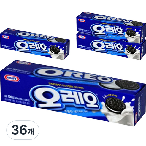 동서 오레오 화이트 샌드위치 쿠키, 100g, 36개