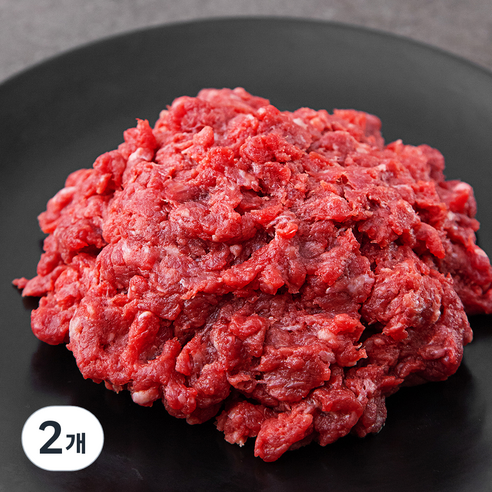 건화한우다 무항생제 인증 한우 1등급 다짐육 (냉장), 300g, 1개