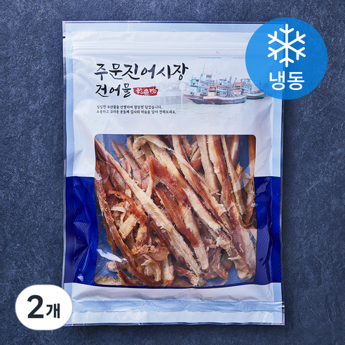 주문진어시장건어물 바베큐 오징어구이 (냉동), 250g, 2개