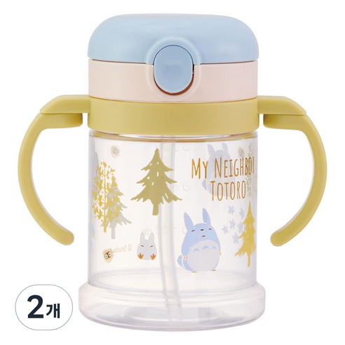 스케이터 원터치 양손 빨대물통 260ml KSHW1N, My Neighbor, 2개