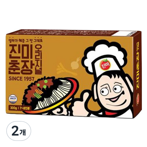 진미 춘장 오리지널, 300g, 2개