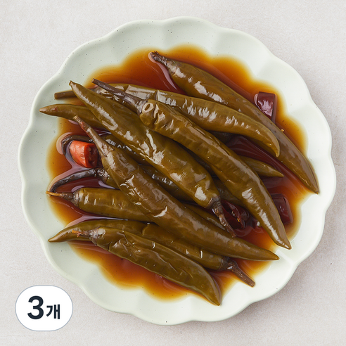 모닝팜 간장고추, 1kg, 3개