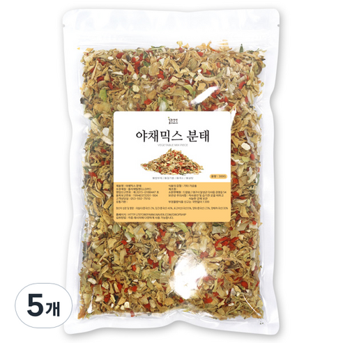 야채믹스 분태, 300g, 5개