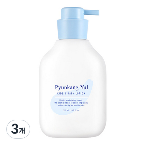 편강율 키즈 앤 베이비 로션 베이비파우더, 590ml, 3개