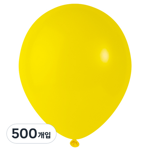 파티팡 풍선 라운드 30cm, 옐로우, 500개입