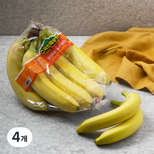 스미후루 스위트마운틴 바나나, 1.5kg내외, 4개