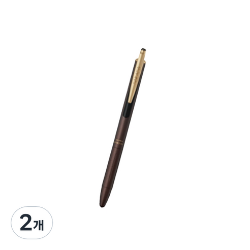 제브라 사라사 그랜드 빈티지 볼펜 0.5mm, 브라운그레이, 2개