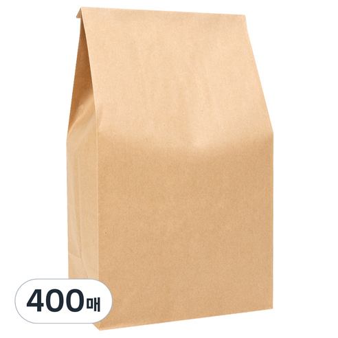 좋은기븐 종이봉투 대, 크라프트, 400매